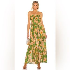 NWT! Free People Sophia Jumpsuit in Avocado Combo. Size: XS.